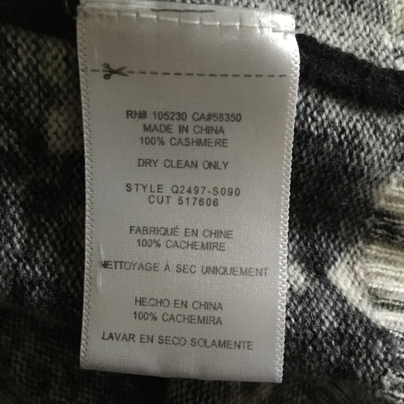 EQUIPMENT 100% Cashmere Shirley Black Floral Crew Sweater L - Picture 5 of 5